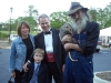 This was George (the Possum’s) first “Black Tie” affair. He was a little nervous, but the folks at the Grand Opening of Historic Yates Mill in Raleigh, NC were glad he made it. He was the hit of the night… actually I think he had a little too much Shine!!